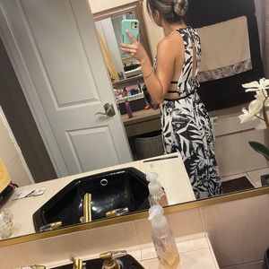 Black and White Dress